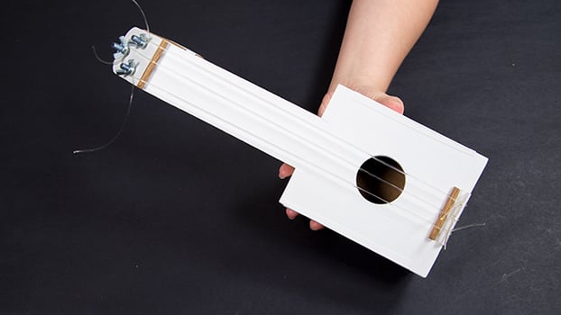 An image of a stringed instrument engineering project