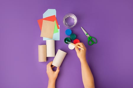 Recycle Paper Roll Craft For Preschool